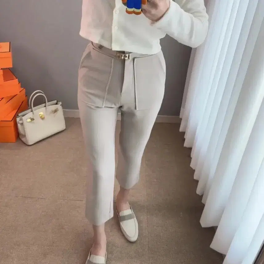 [BUNJANG] Blidge Belt Set Pants / 블리지 벨트세트팬츠 블리스민 드오브 로제드유 수입의류 부띠끄유 라멜로즈