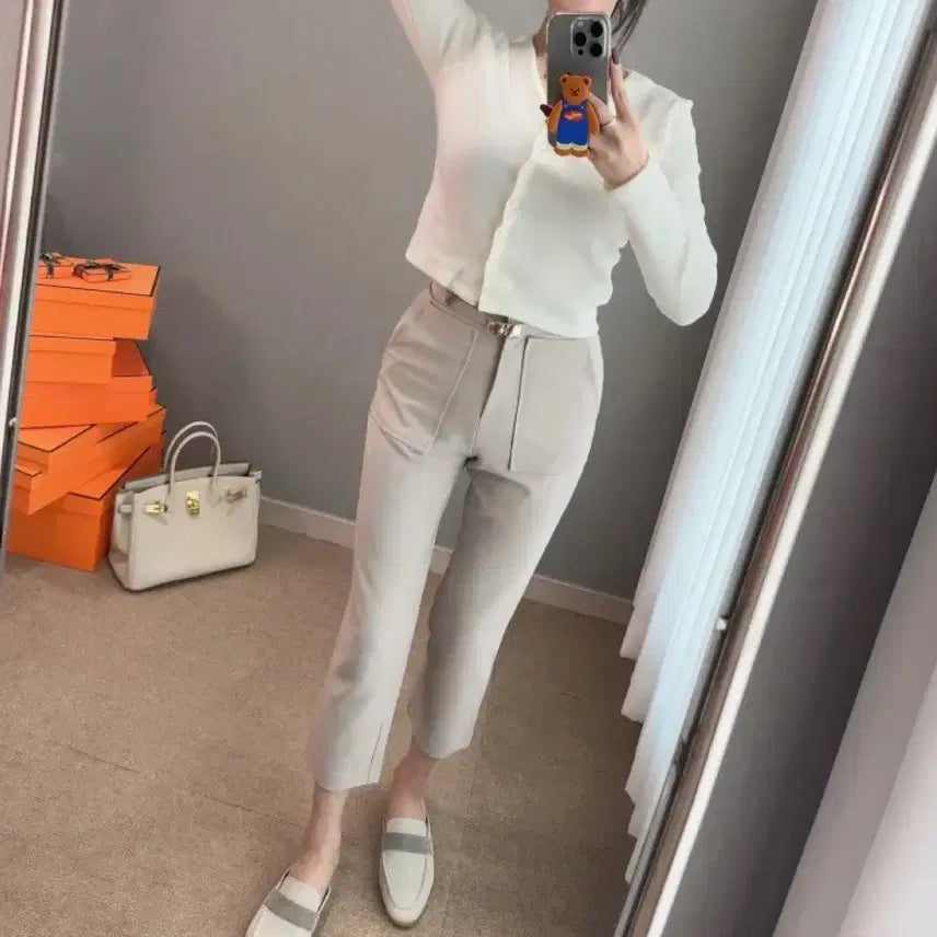 [BUNJANG] Blidge Belt Set Pants / 블리지 벨트세트팬츠 블리스민 드오브 로제드유 수입의류 부띠끄유 라멜로즈