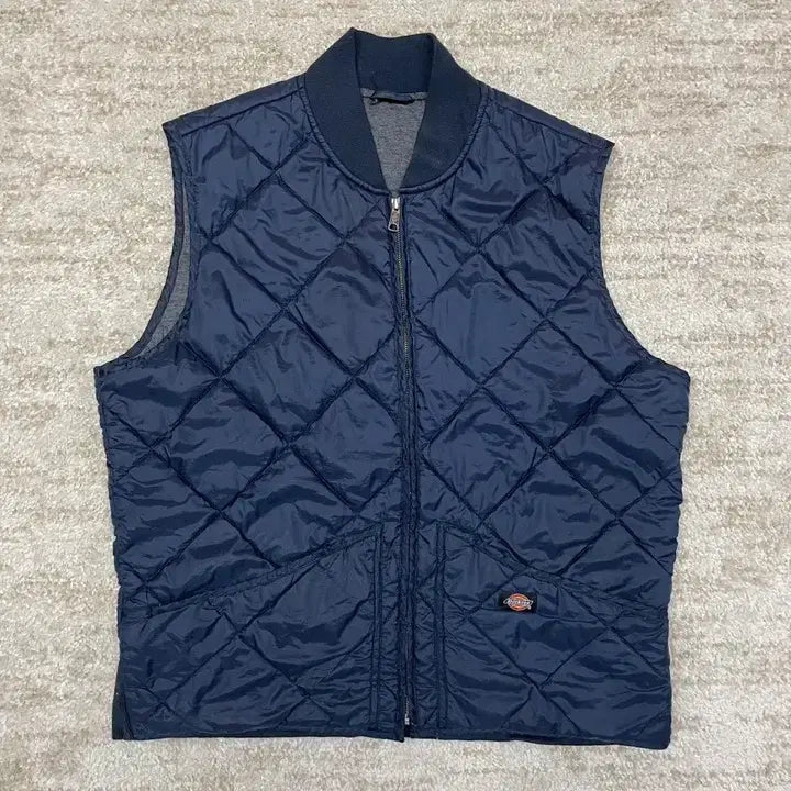 [BUNJANG] Dickies Quilted Vest Navy / [L] 디키즈 퀼팅 베스트 네이비 컬러