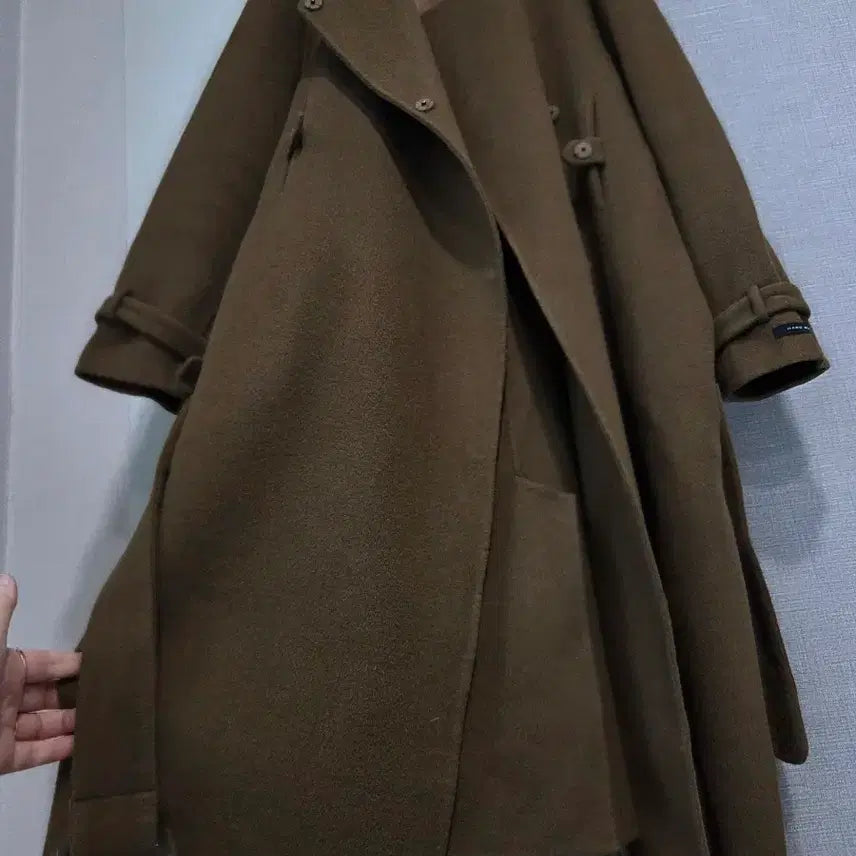 [BUNJANG] RICH VILLAGE Wool 90% Handmade Long Coat / RICH VILLAGE 울90% 핸드메이드 롱코트