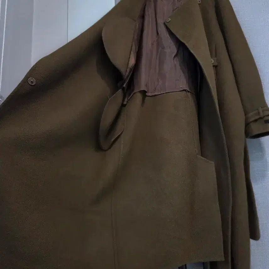 [BUNJANG] RICH VILLAGE Wool 90% Handmade Long Coat / RICH VILLAGE 울90% 핸드메이드 롱코트