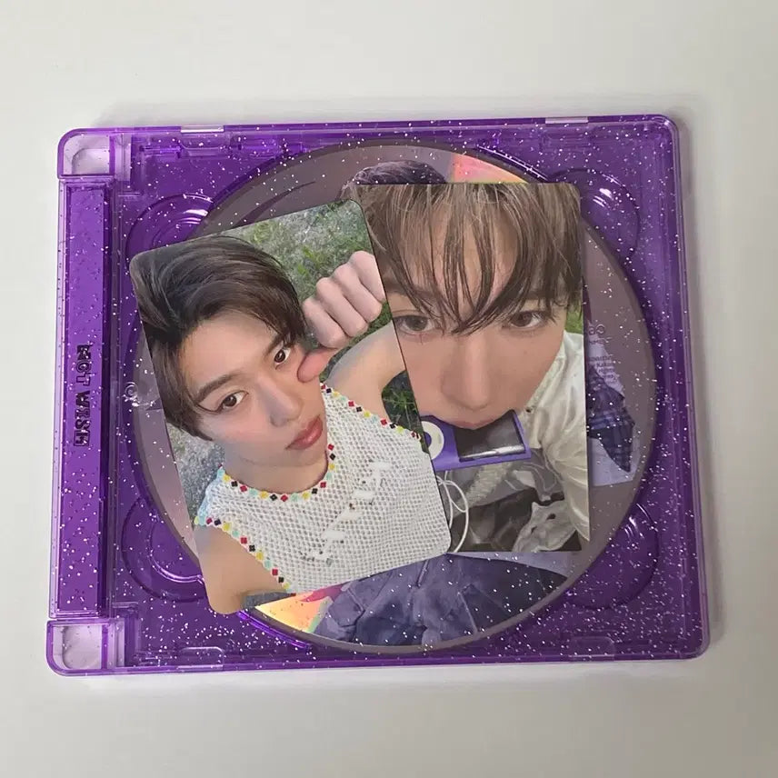 [당일발송] 엔시티 위시 컬러 시온 쥬얼, 애플뮤직 특전 포카