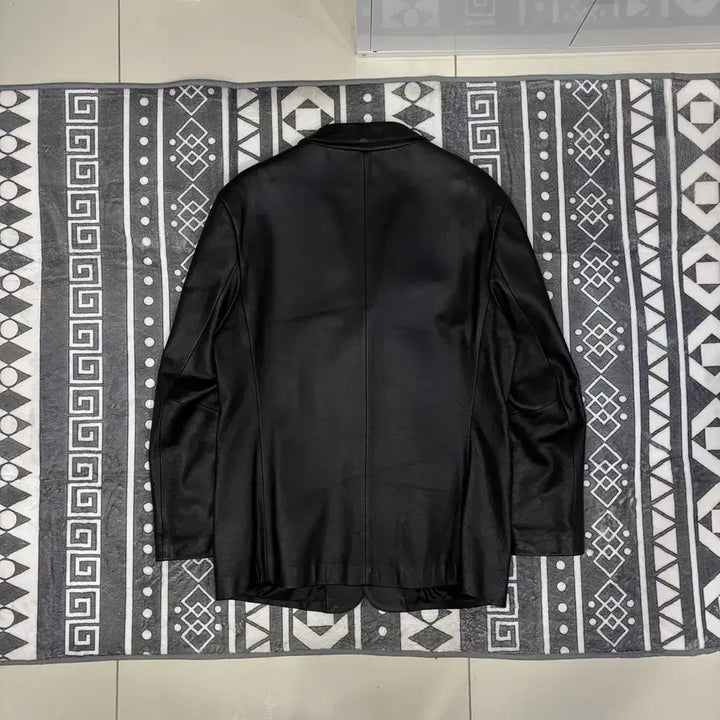 [BUNJANG] Leather Jacket XL-2XL / 블랙 레더 소가죽 자켓 XL-2XL(nr86 라이더 블레이저