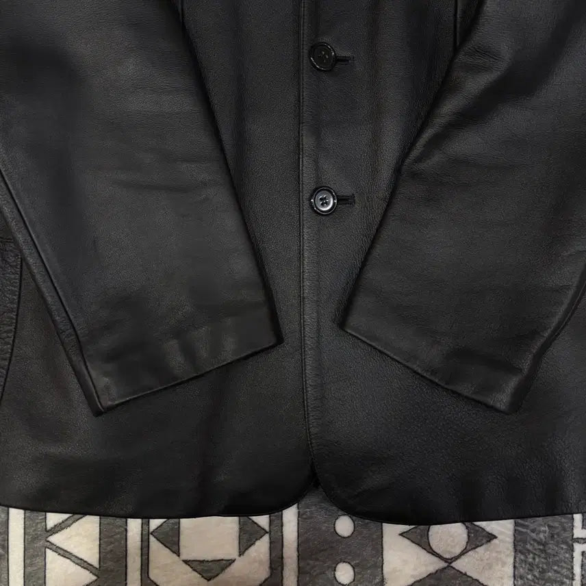 [BUNJANG] Leather Jacket XL-2XL / 블랙 레더 소가죽 자켓 XL-2XL(nr86 라이더 블레이저