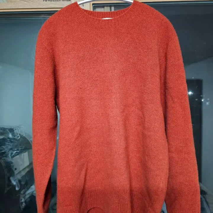 [BUNJANG] RIIZE - Tasmania Wool Knit - Carrot / 라이즈앤빌로우 태즈메이니아 울 니트 캐럿
