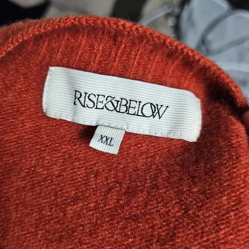 [BUNJANG] RIIZE - Tasmania Wool Knit - Carrot / 라이즈앤빌로우 태즈메이니아 울 니트 캐럿