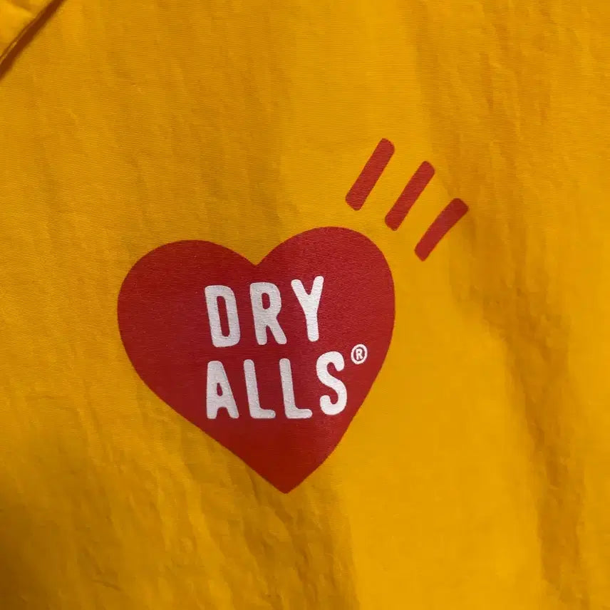 [BUNJANG] Human Made Yellow Coach Jacket L / 휴먼메이드 옐로우 코치 자켓 L