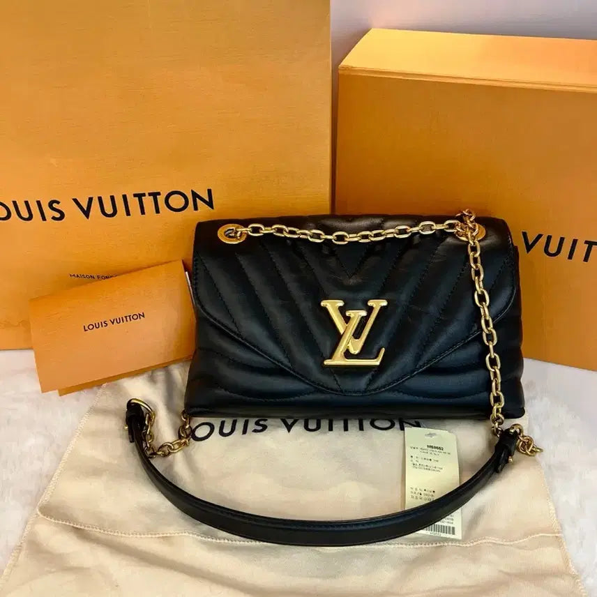 [BUNJANG] Louis Vuitton New Wave MM Shoulder Bag / 루이비통 뉴웨이브 MM 숄더백 M58552