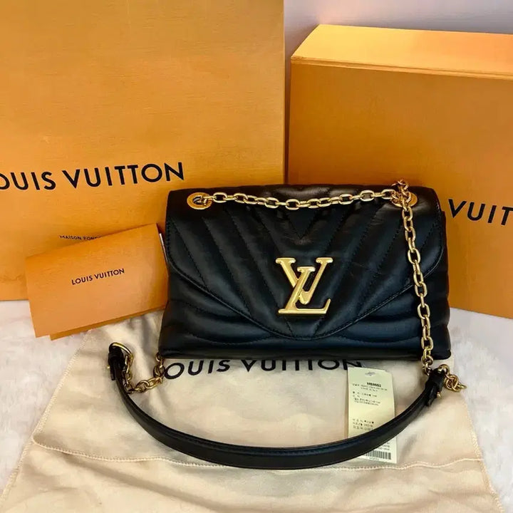 [BUNJANG] Louis Vuitton New Wave MM Shoulder Bag / 루이비통 뉴웨이브 MM 숄더백 M58552