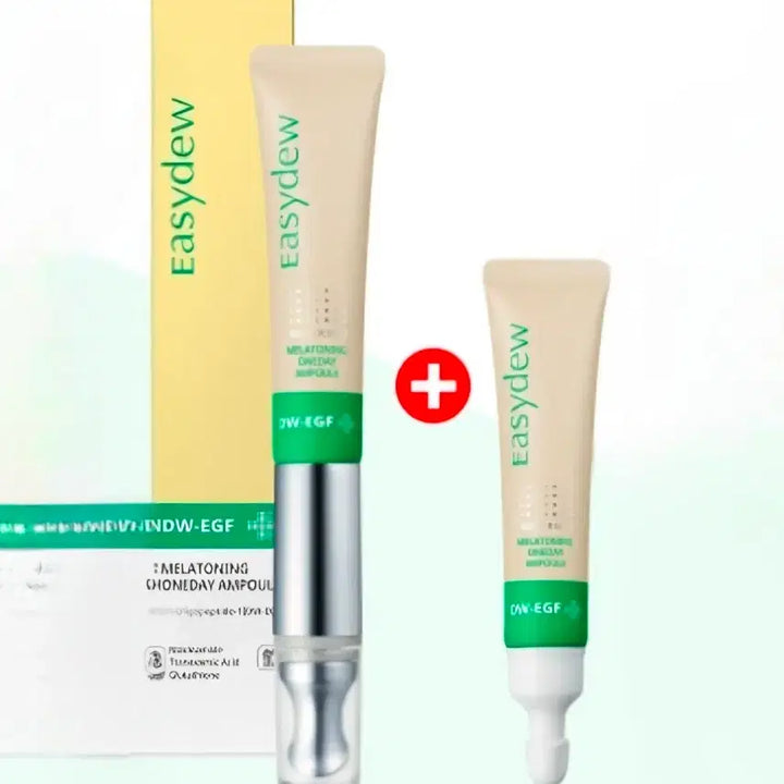 [BUNJANG] Easydew Melatoning One-Day Ampoule Booster Shot Set / 이지듀 멜라토닝 원데이 앰플 부스터샷+리필