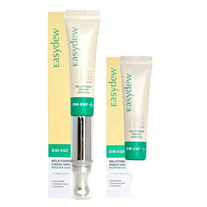 [BUNJANG] Easydew Melatoning One-Day Ampoule Booster Shot Set / 이지듀 멜라토닝 원데이 앰플 부스터샷+리필