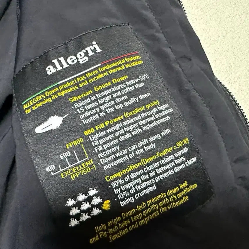 [BUNJANG] Allegri Goose Down Padded Jacket (Men's) / 알레그리 구스다운 패딩 자켓 남성용 95사이즈