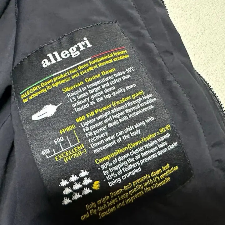 [BUNJANG] Allegri Goose Down Padded Jacket (Men's) / 알레그리 구스다운 패딩 자켓 남성용 95사이즈