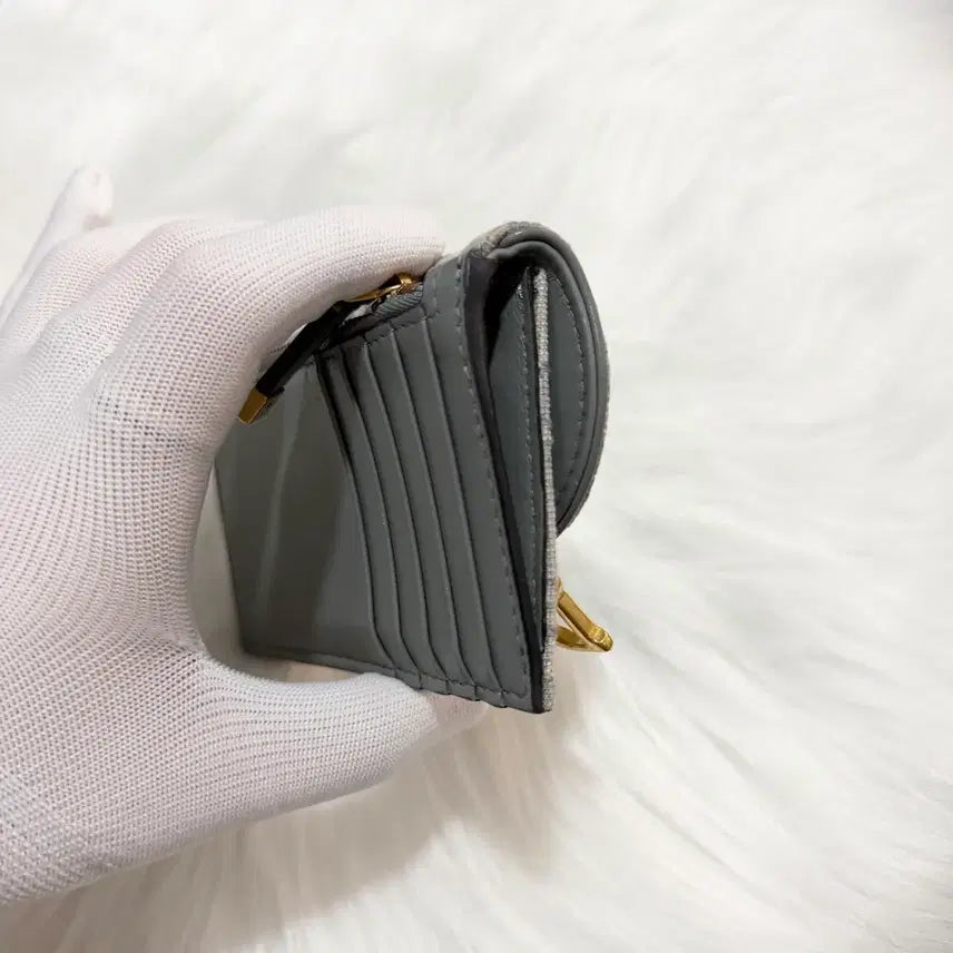 [BUNJANG] Dior Oblique Saddle Zip Card Wallet / [정품] 디올 오블리크 새들 지퍼 카드지갑