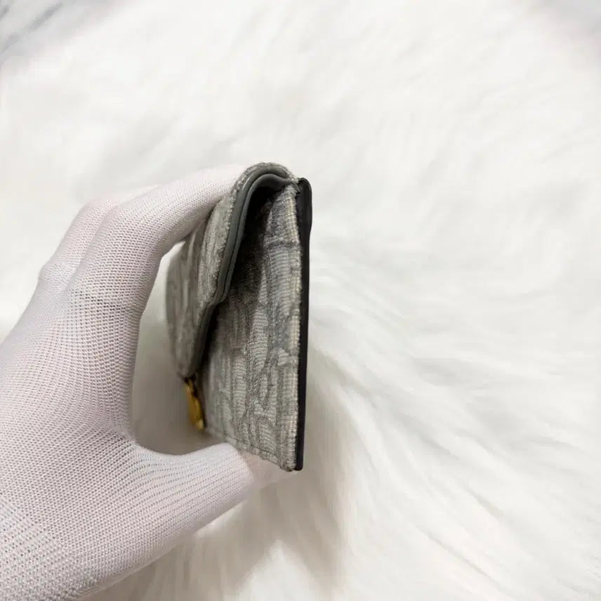 [BUNJANG] Dior Oblique Saddle Zip Card Wallet / [정품] 디올 오블리크 새들 지퍼 카드지갑
