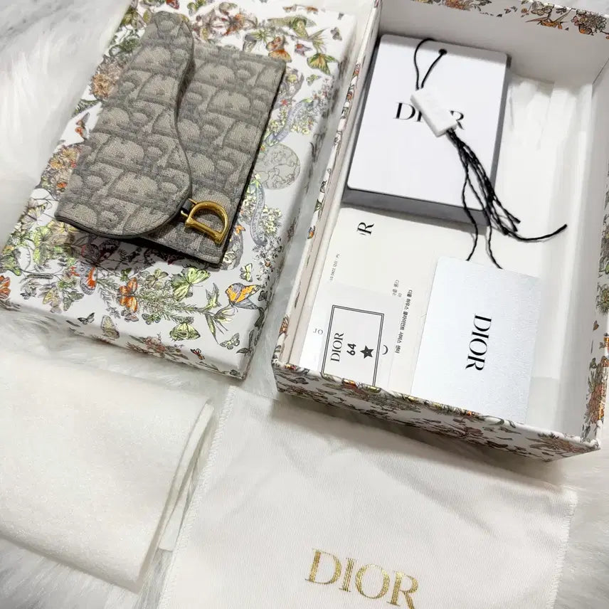 [BUNJANG] Dior Oblique Saddle Zip Card Wallet / [정품] 디올 오블리크 새들 지퍼 카드지갑