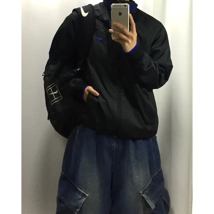 [BUNJANG] Nike Storm Old School Windbreaker / Nike 나이키 스톰 올드스쿨 바람막이
