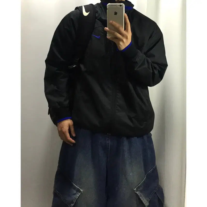 [BUNJANG] Nike Storm Old School Windbreaker / Nike 나이키 스톰 올드스쿨 바람막이