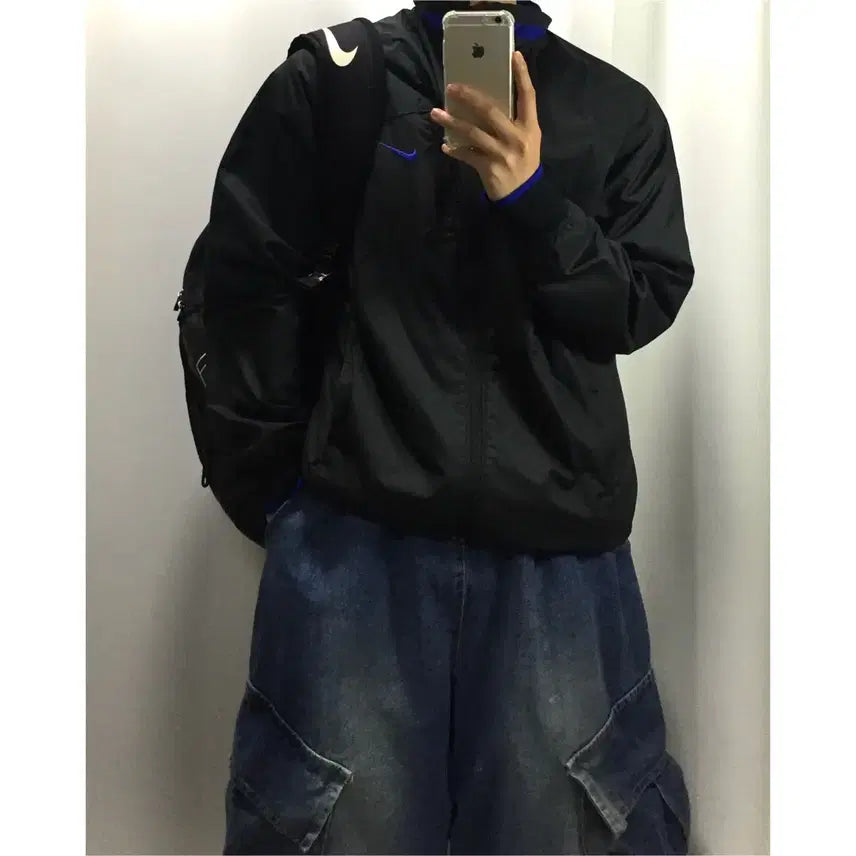[BUNJANG] Nike Storm Old School Windbreaker / Nike 나이키 스톰 올드스쿨 바람막이