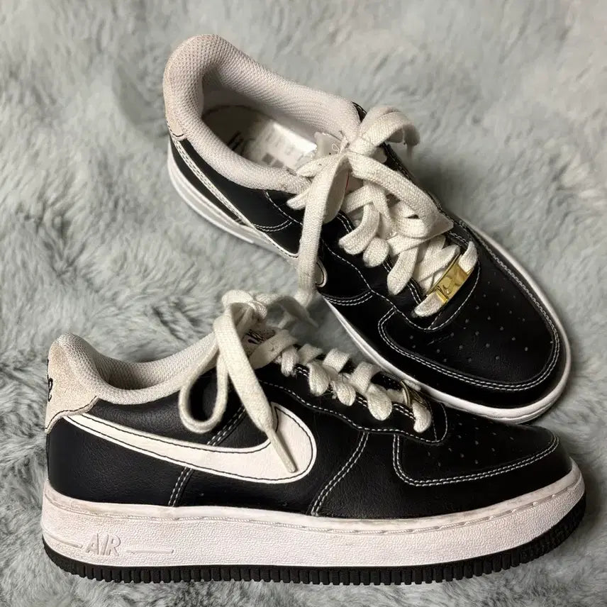 [BUNJANG] Nike Air Force 1 Black Noir 225 / 나이키 에어포스1 블랙느와르 225