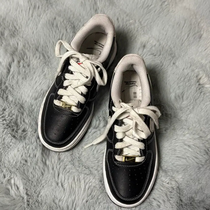 [BUNJANG] Nike Air Force 1 Black Noir 225 / 나이키 에어포스1 블랙느와르 225