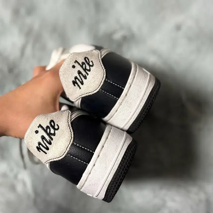 [BUNJANG] Nike Air Force 1 Black Noir 225 / 나이키 에어포스1 블랙느와르 225