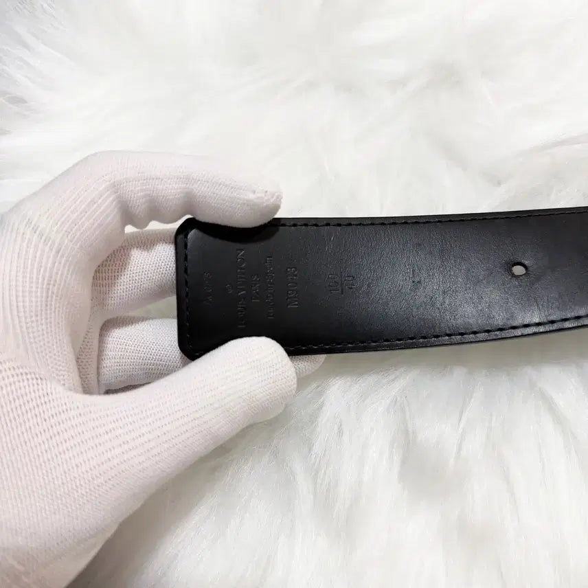 [BUNJANG] Louis Vuitton Monogram Eclipse LV Reversible Belt / [정품] 루이비통 모노그램 이클립스 LV 리버시블 벨트