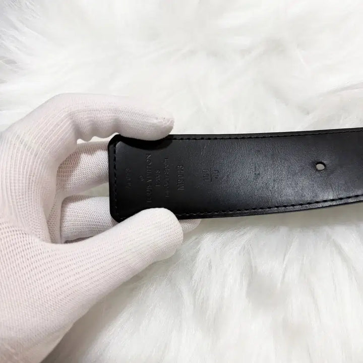 [BUNJANG] Louis Vuitton Monogram Eclipse LV Reversible Belt / [정품] 루이비통 모노그램 이클립스 LV 리버시블 벨트