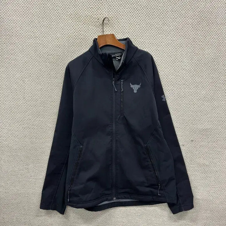 [SOLD OUT] 언더아머 캐주얼 프린팅로고 약기모 져지 집업 XL A04089