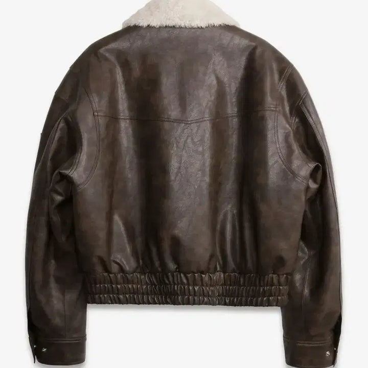 [BUNJANG] DopJaeSon Seeing Cara CWU Jacket Brown M Size / 도프제이슨 시어링 카라 CWU 자켓 BROWN M사이즈