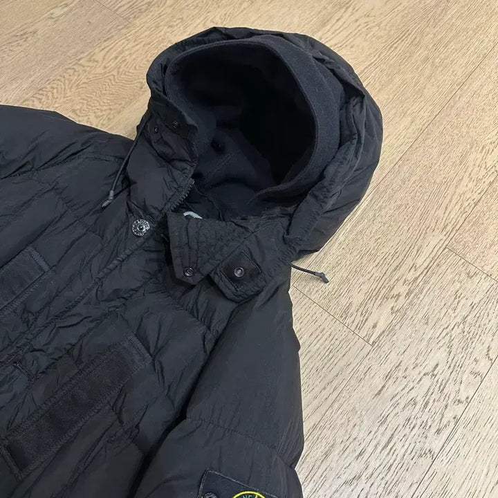 [BUNJANG] Stone Island Long Hooded Padded Jacket / 스톤아일랜드 롱후드패딩