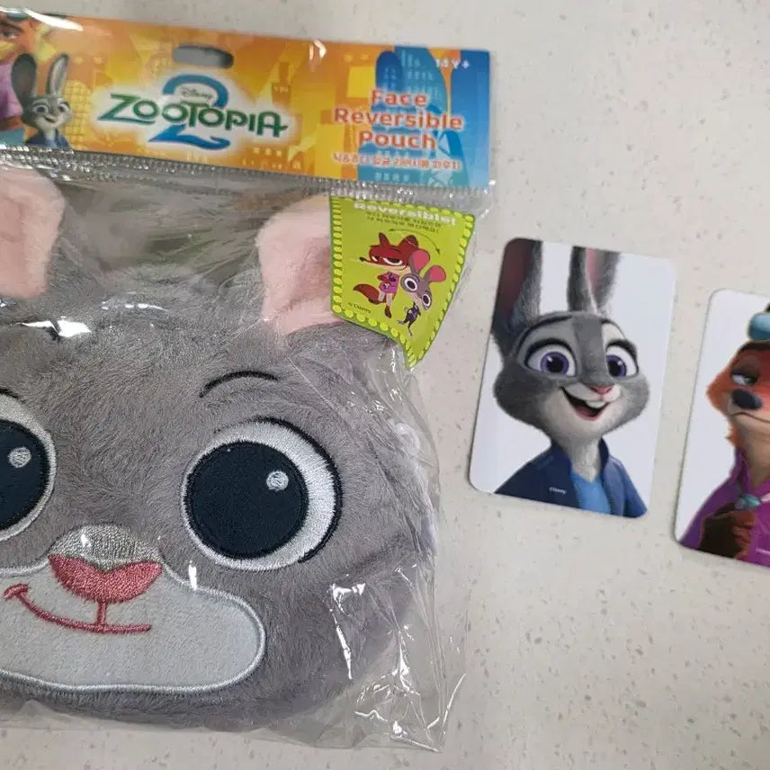 [BUNJANG] Zootopia Card Goods + Reversible Pouch Set / 주토피아 카드굿즈 + 리버시블 파우치