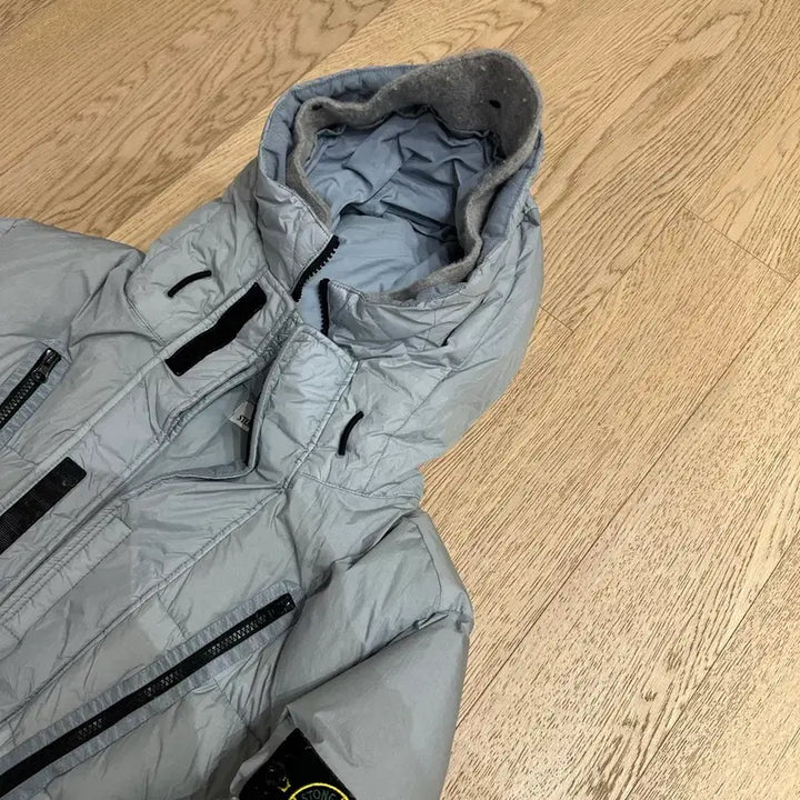 [BUNJANG] Stone Island Long Hooded Padded Jacket L / 스톤아일랜드 롱후드패딩