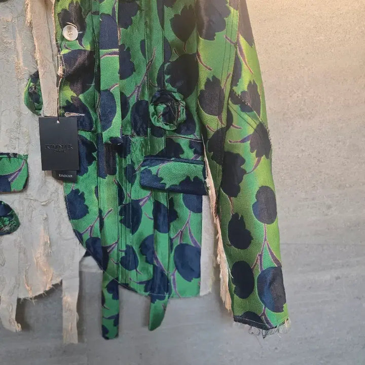 [BUNJANG] Order-Made Patchwork Blazer Jacket / 오더메이드. 패치워크 블레이저. 자켓.미착.