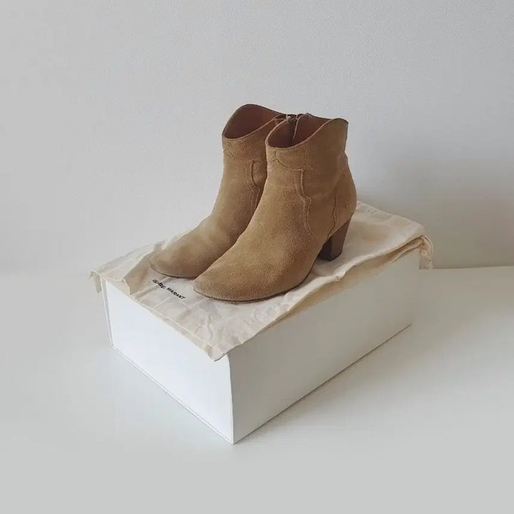 [BUNJANG] Isabel Marant Suede Ankle Boots Camel Dicker 37 / 이자벨마랑 스웨이드 앵클 부츠 카멜 디커 37사이즈