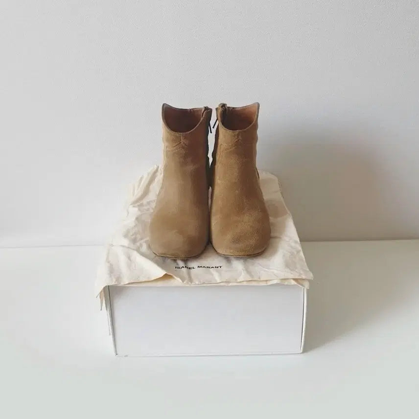 [BUNJANG] Isabel Marant Suede Ankle Boots Camel Dicker 37 / 이자벨마랑 스웨이드 앵클 부츠 카멜 디커 37사이즈