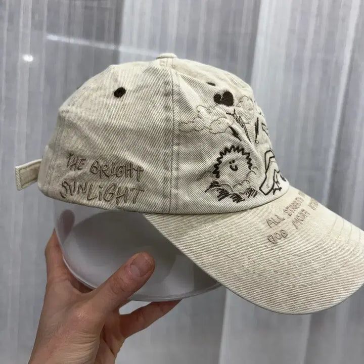 [BUNJANG] Wacky Willy Two-Tone Graphic Ball Cap / 와키윌리 투톤 그래픽 볼캡 모자