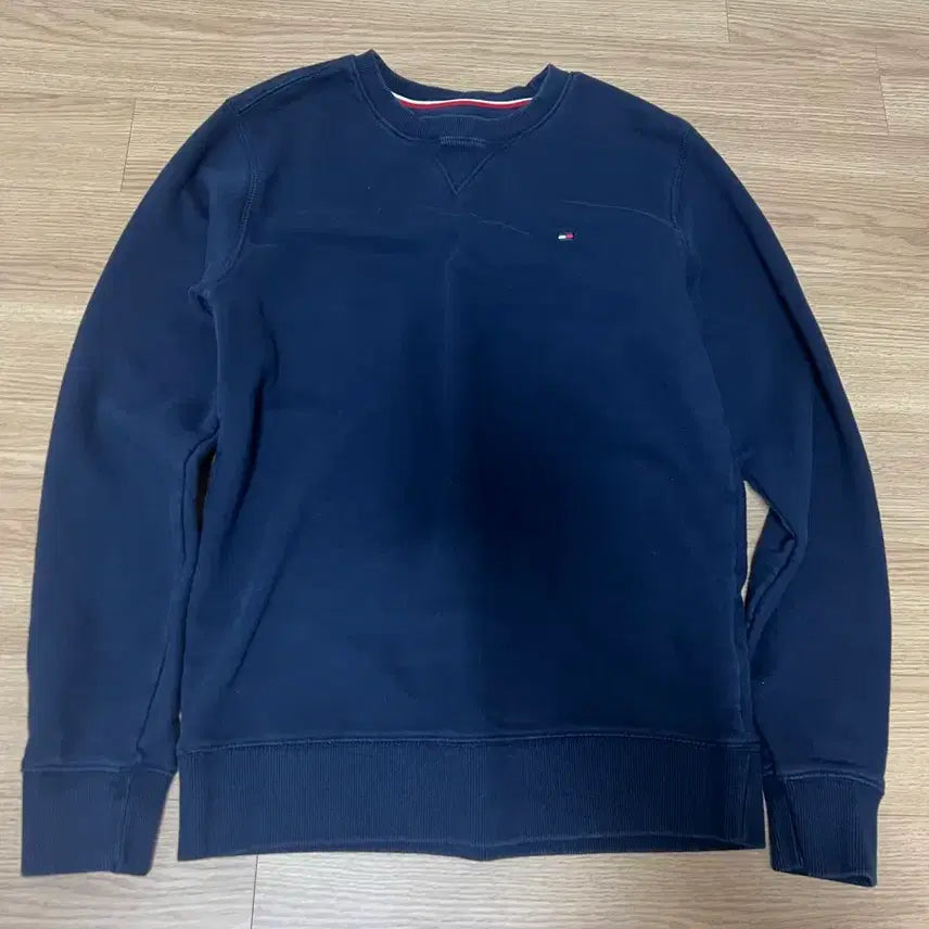 [BUNJANG] Tommy Hilfiger Navy Crewneck Sweatshirt / 타미힐피거 네이비 맨투맨 S