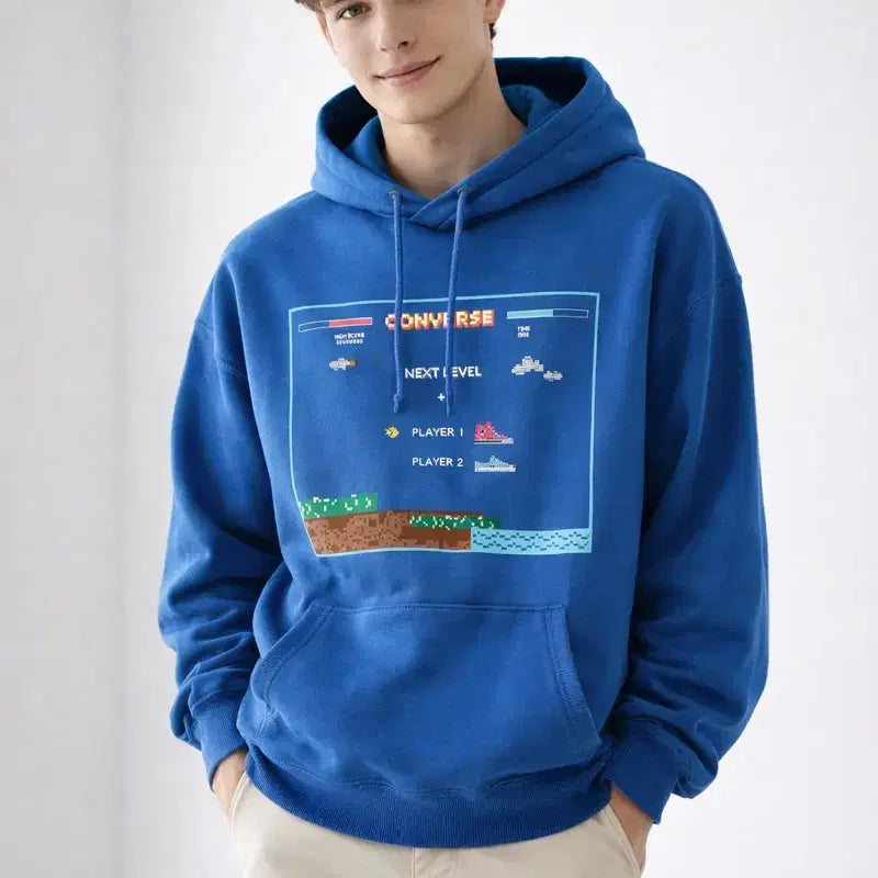 [SOLD OUT] [남자-100]컨버스 비디오게임 그래픽 후디