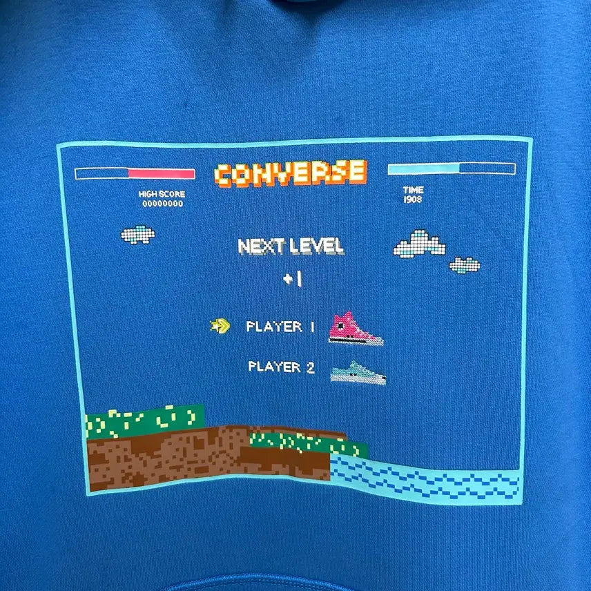 [SOLD OUT] [남자-100]컨버스 비디오게임 그래픽 후디