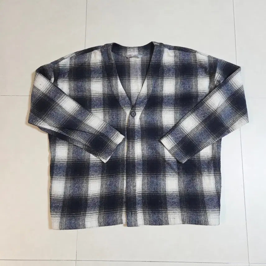 [BUNJANG] 8 Seconds Checkered Cardigan L / 에잇세컨드 체크무늬 가디건 L