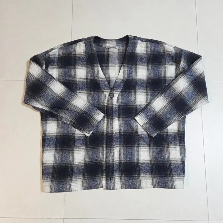 [BUNJANG] 8 Seconds Checkered Cardigan L / 에잇세컨드 체크무늬 가디건 L