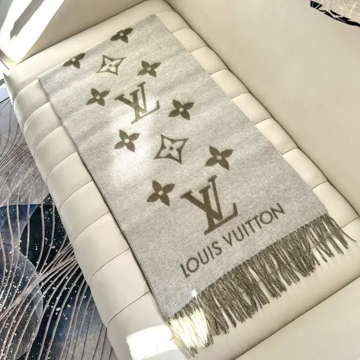 [BUNJANG] Louis Vuitton Monogram Reversible Muffler / 루이비통 LV 모노그램 양면 머플러/목도리