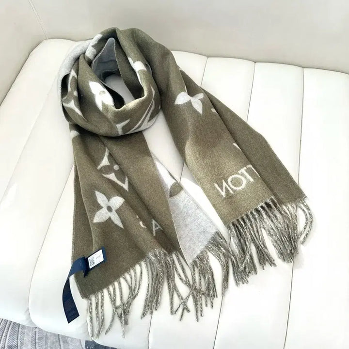 [BUNJANG] Louis Vuitton Monogram Reversible Muffler / 루이비통 LV 모노그램 양면 머플러/목도리
