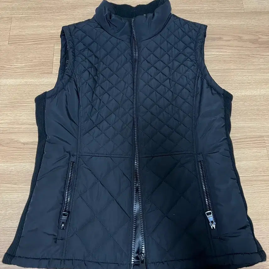[BUNJANG] Black Quilted Padded Vest L / 블랙 퀄팅 패딩 조끼 L