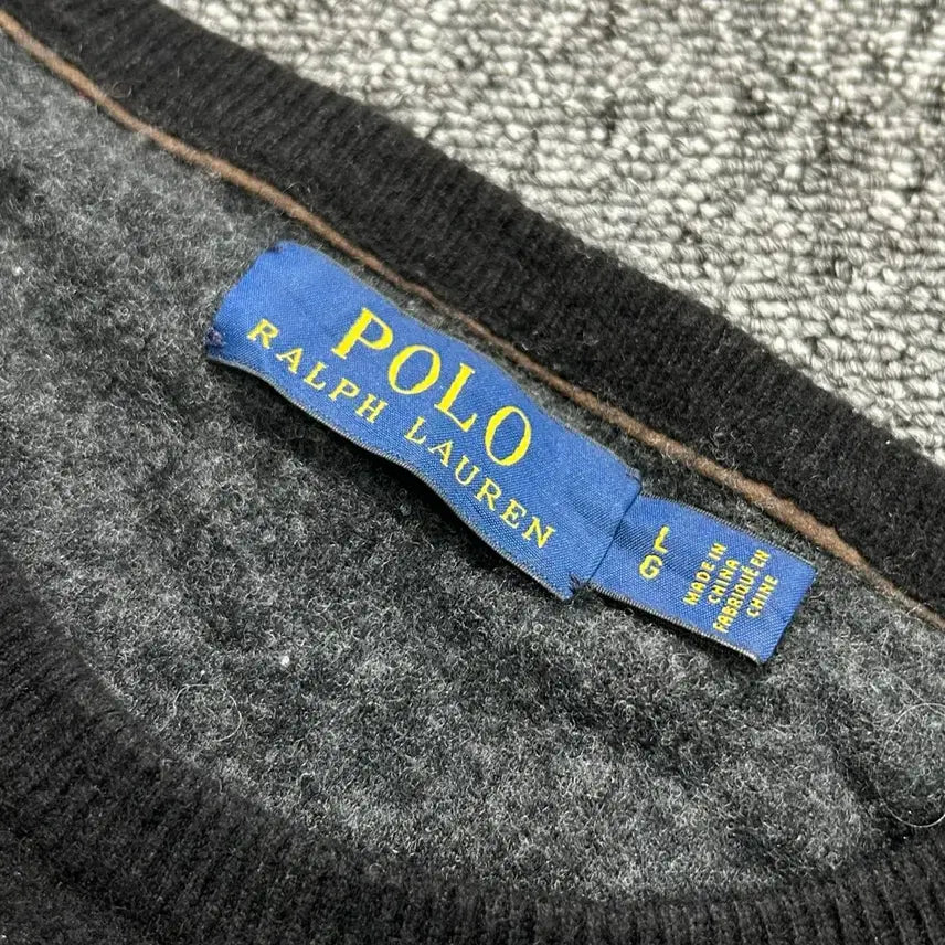 [SOLD OUT] 폴로 랄프로렌 메리노울 블랙 니트