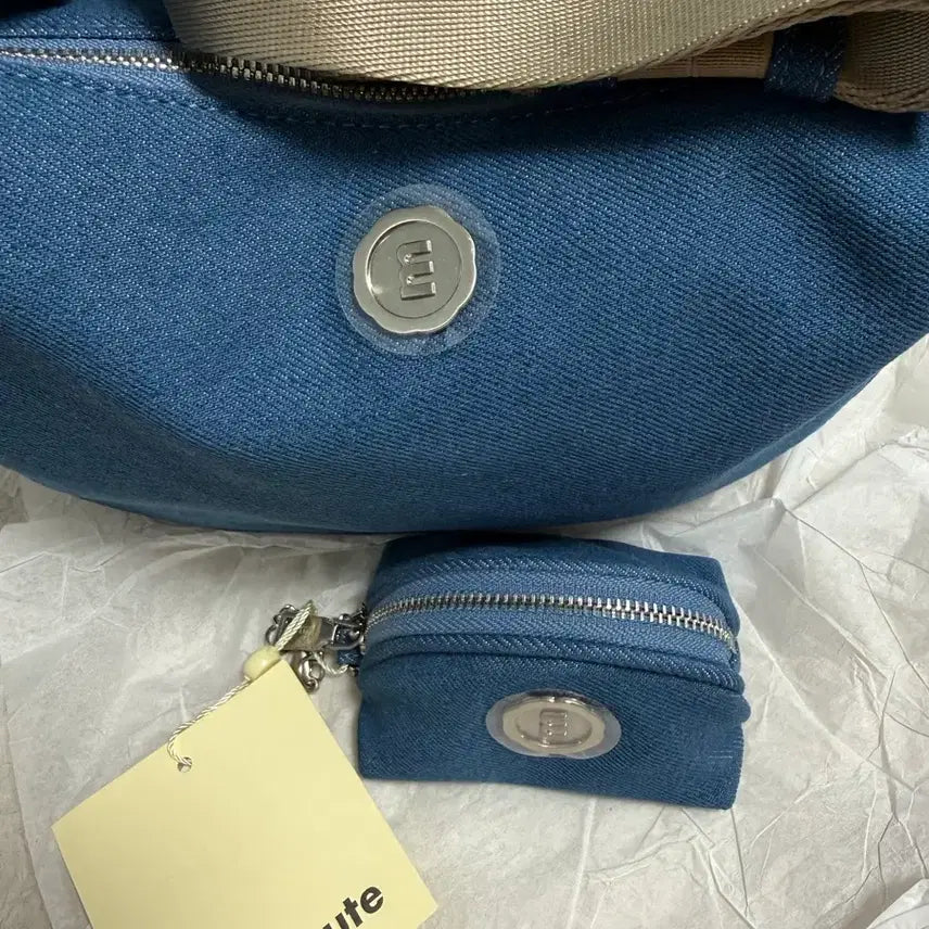 [BUNJANG] Minitmute Clowa Waist Denim Keyring / 미닛뮤트 클로웨이스트 데님 키링