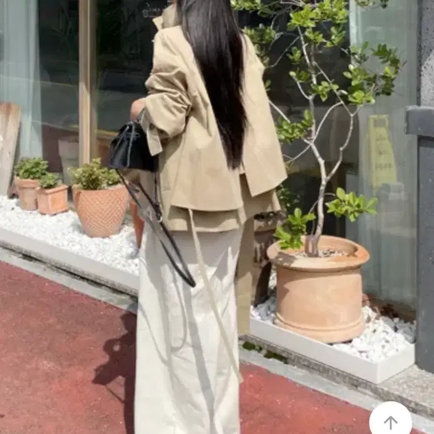 [BUNJANG] Avely Back Slit Trench Coat Jacket / 에이블리 백트임 트렌치코트 자켓 코트 가디건