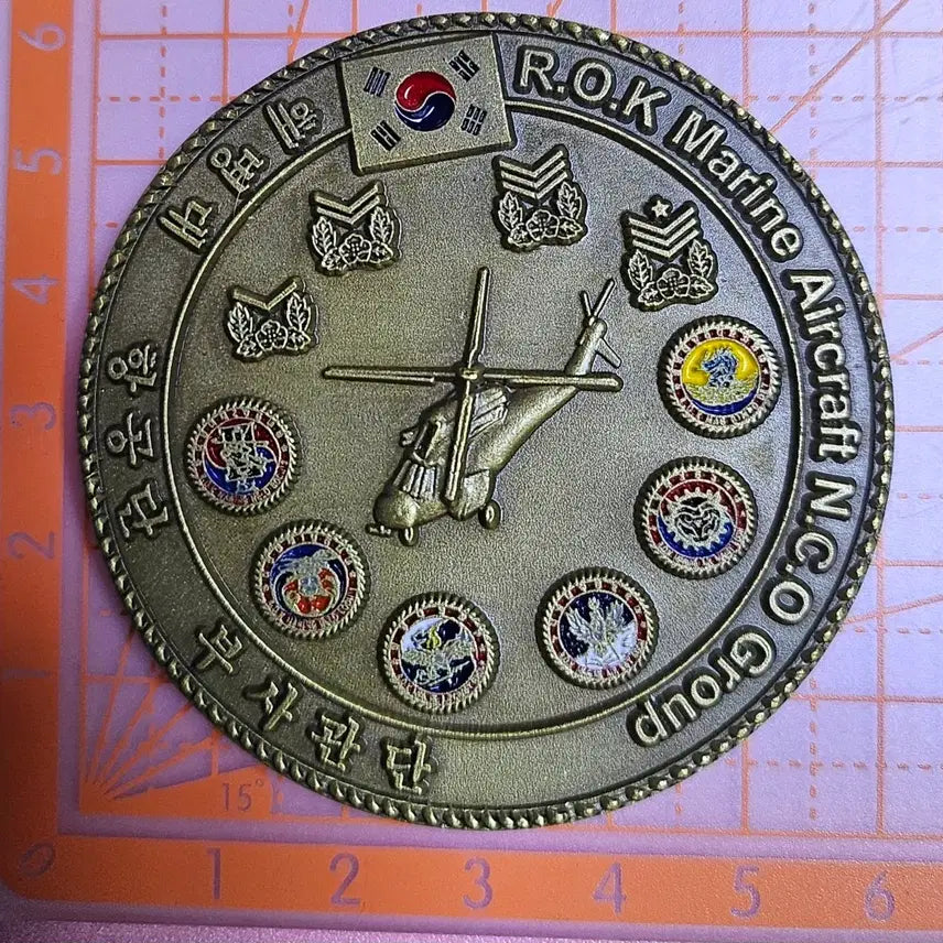[SOLD OUT] 해병대 항공단 부사관단 기념 코인(부대 군대)