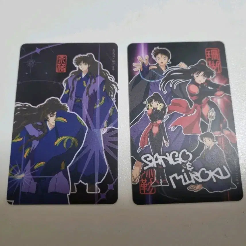 [BUNJANG] Inuyasha Cafe Random Card Set (Miroku, Sango, Naraku) / 일괄 오마케 이누야샤 카페 랜덤카드(미륵,산고,나락)